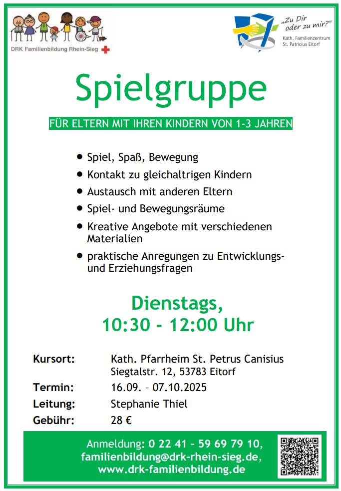 Spielgruppe PH Alzenbach ab September 25