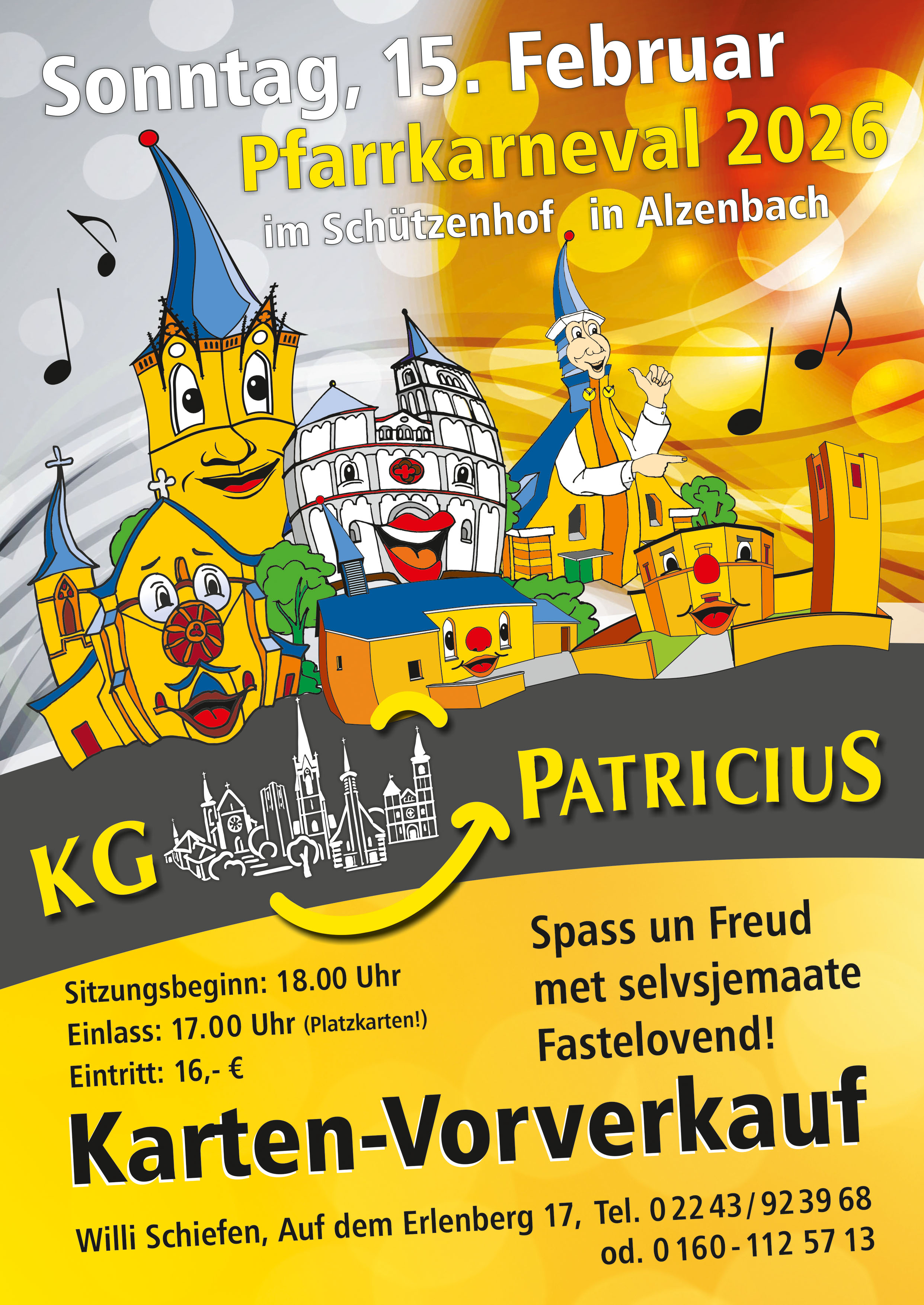 Pfarrkarneval InternetPlakat