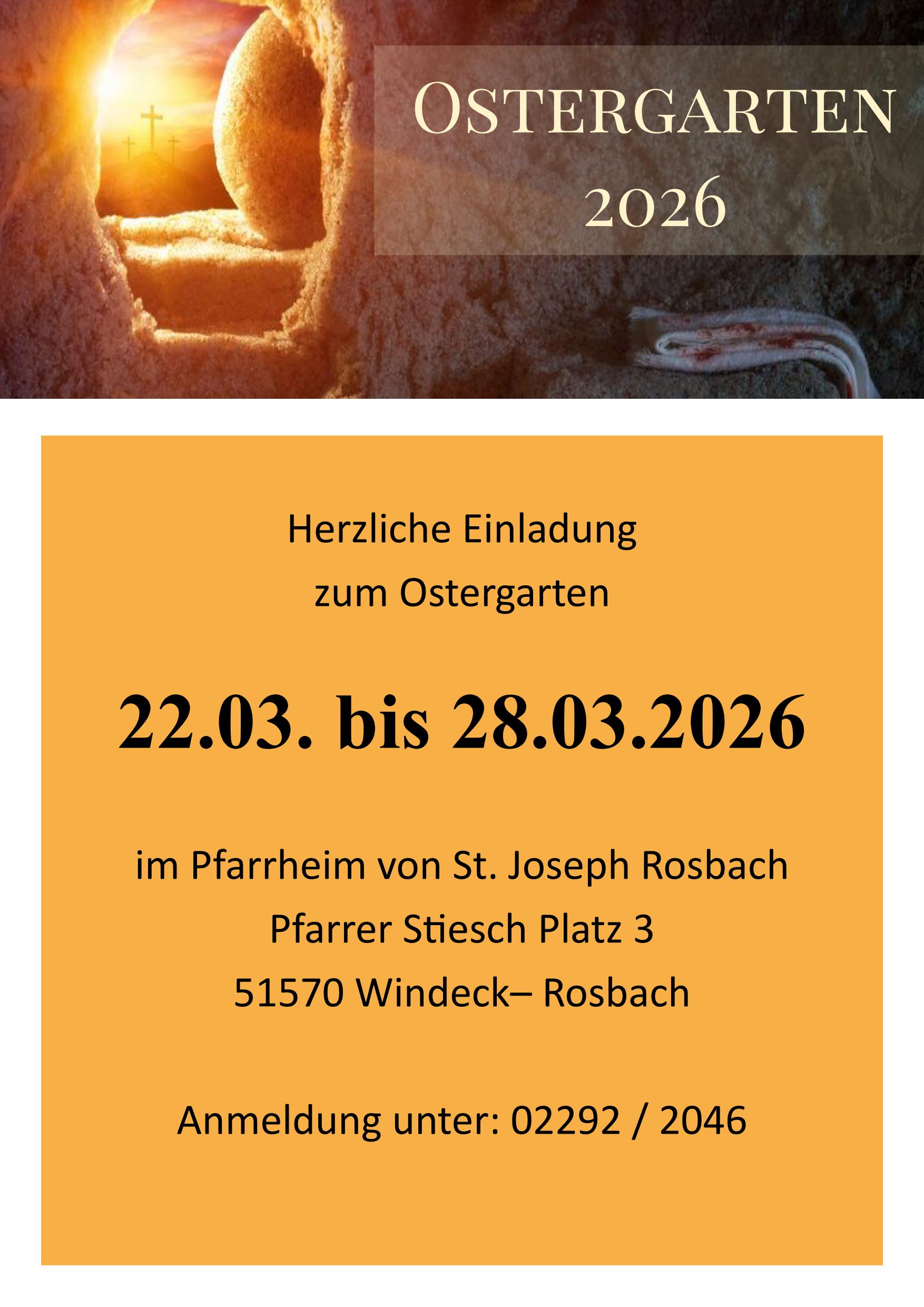 Plakat 2026 Ostergarten